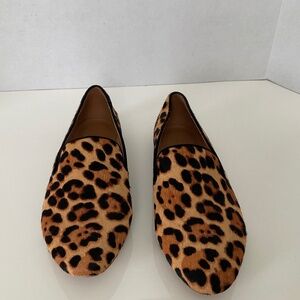 J. Crew Cheetah Print Calf Hair Loafers/Flats Size 9 Animal Print